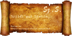 Szilágyi Stella névjegykártya